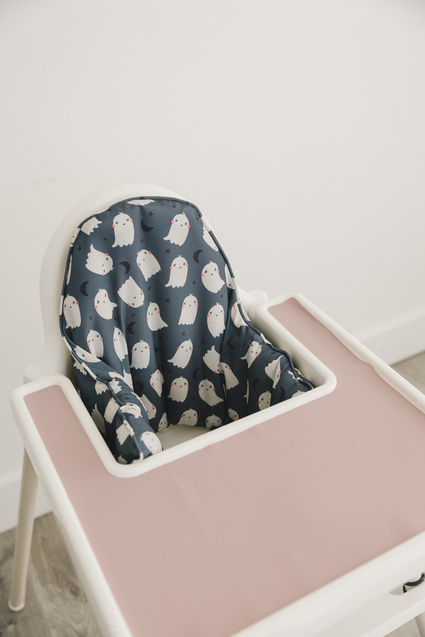 Black Ghost Print IKEA Antilop Cushion Cover - Optional Custom Embroidery!