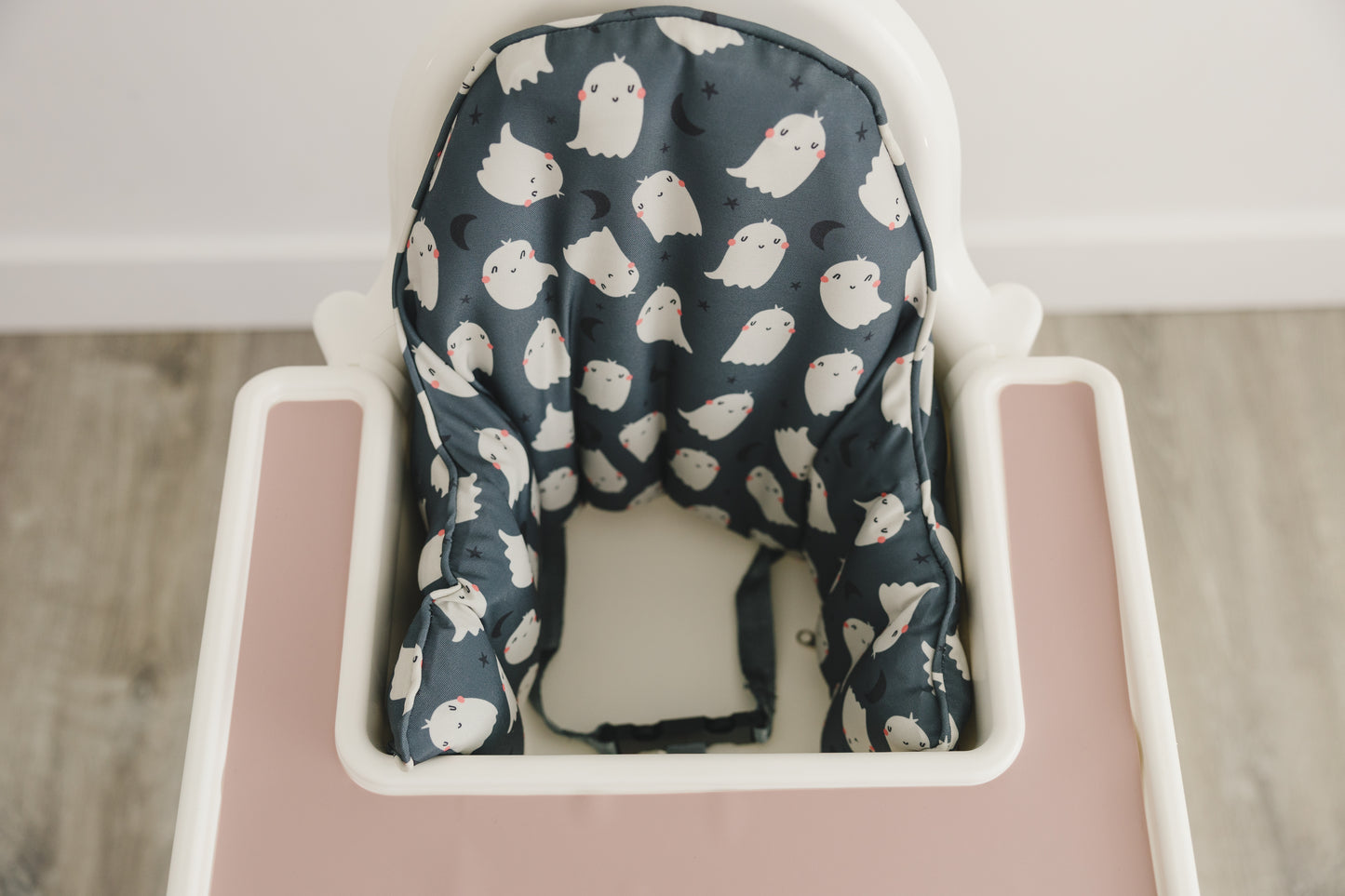 Black Ghost Print IKEA Antilop Cushion Cover - Optional Custom Embroidery!