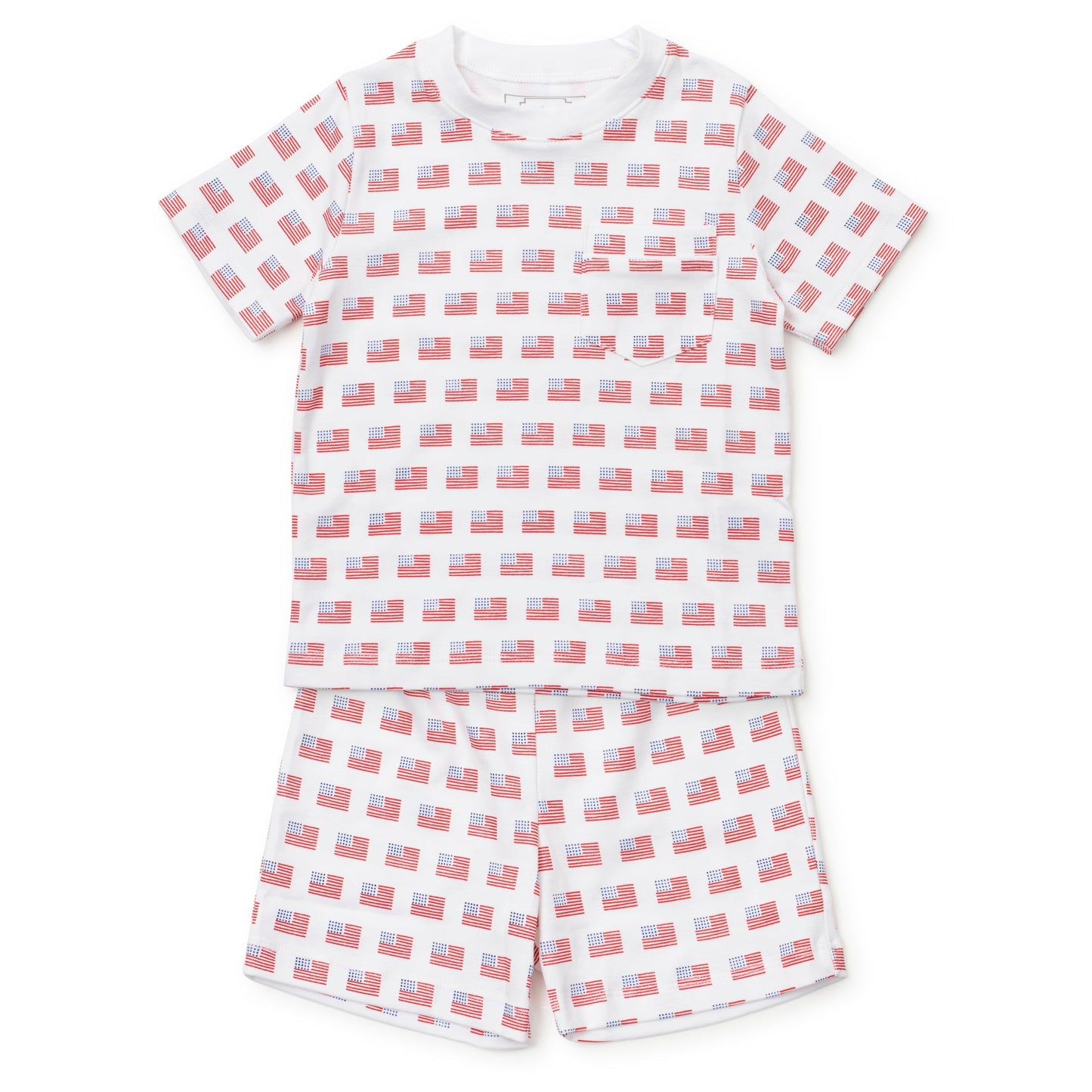Charles Boys' Short Set - American Flag