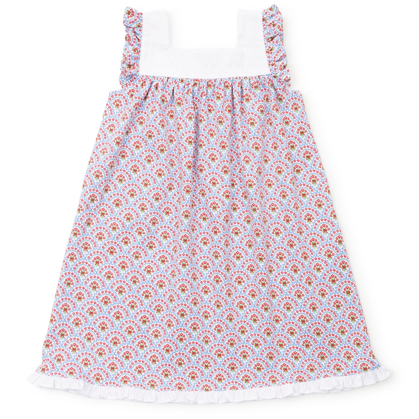 Caroline Girls' Dress - Bunting Floral