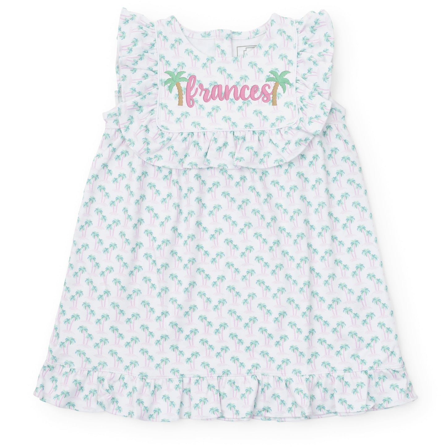 Piper Girls' Dress - Palm Tree Isle