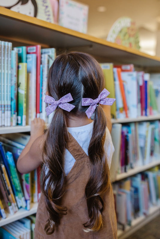 Violet | Hand-tied Bow