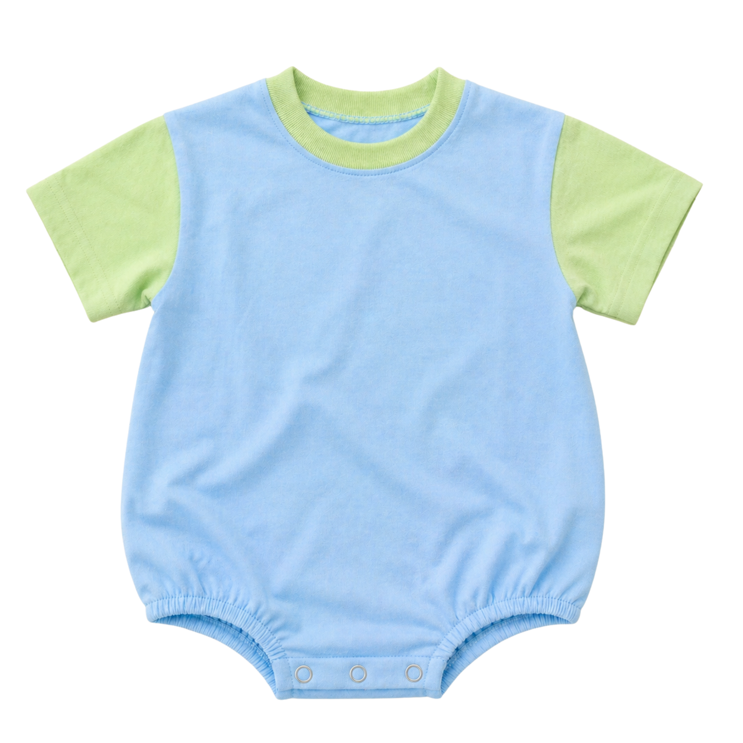 Benutzerdefinierter bestickter Oster-Baby-Colorblock-T-Shirt-Strampler