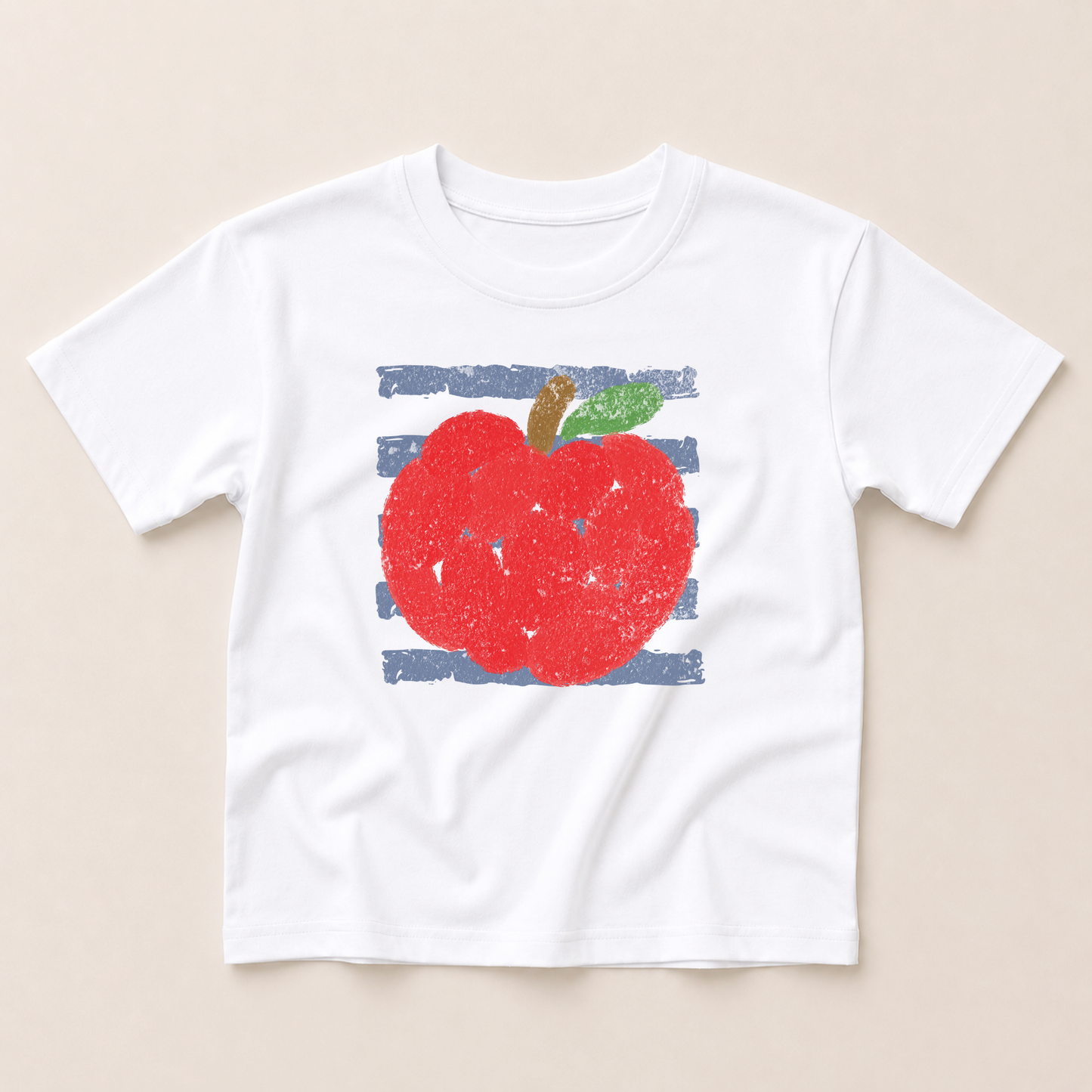 Back to School Apple Organic Cotton Tee