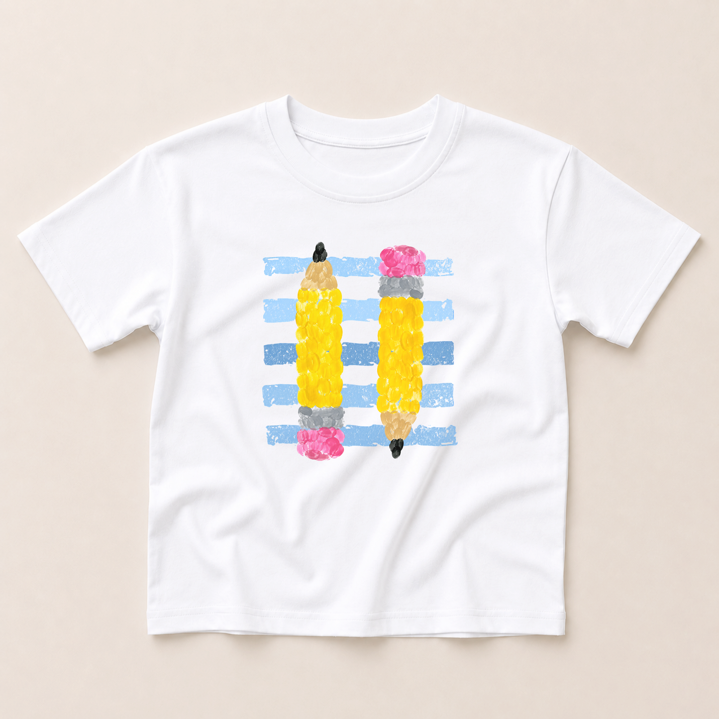 Back to School Pencil Organic Cotton Tee