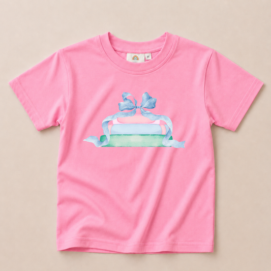 Books & Bows Oversized Tee or T-Shirt Romper - more colors