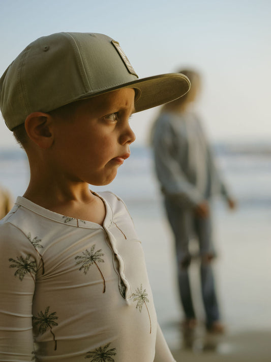 Bamboo Two Piece Pajamas | Palm Tree