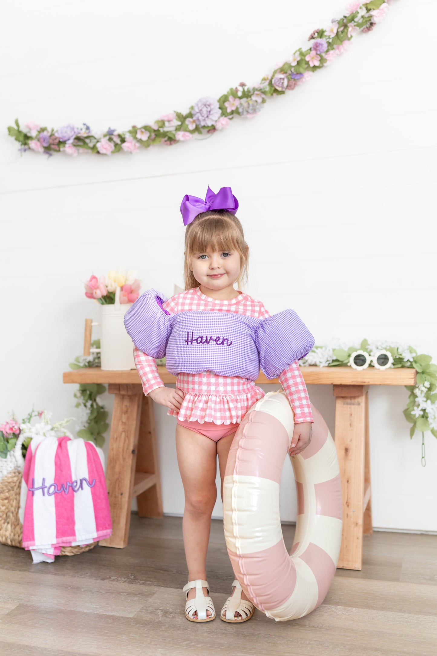 Benutzerdefinierte bestickte Bambus Ente Lovey - XL Plüsch