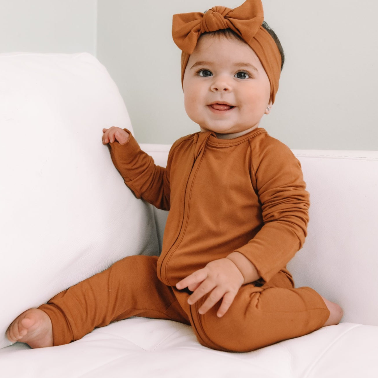 HEADBAND- Caramel Bamboo Viscose