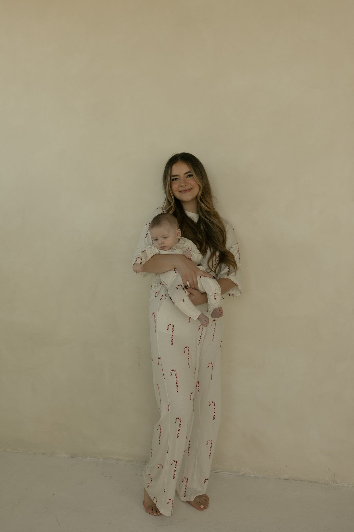 Women's Boxy Tee Lounge Set | Candy Cane