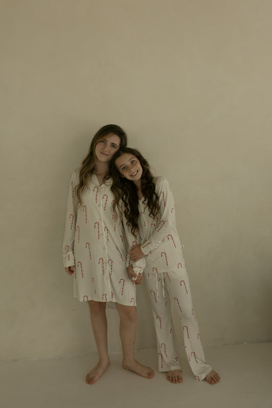 Women's Bamboo Sleeping Dress | Candy Cane