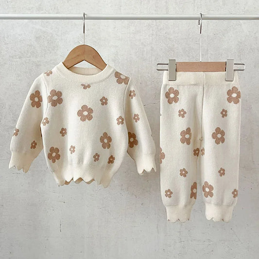 Flower Power Knitted Set