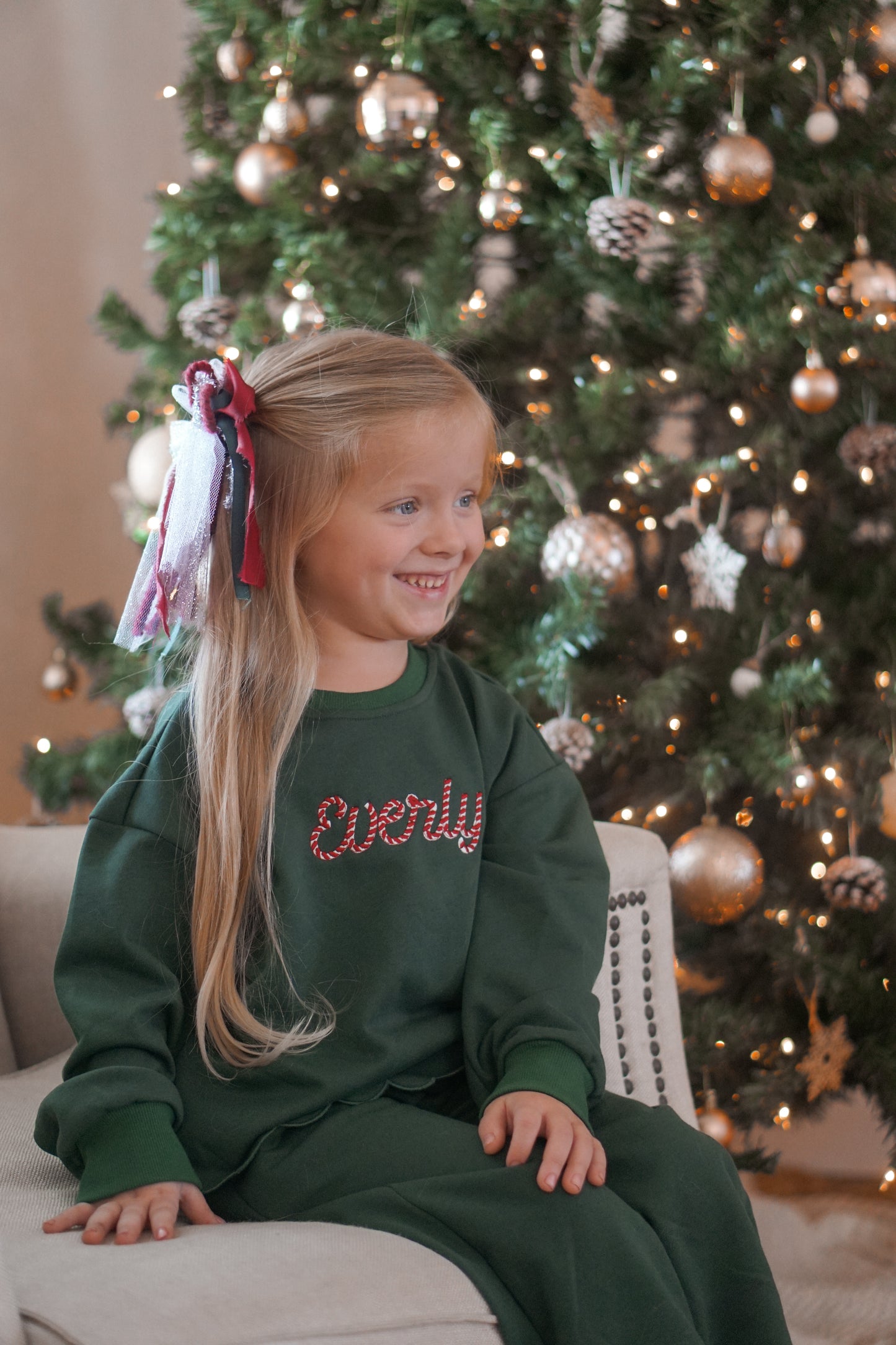 Weihnachts-Colorblock-Schößchen