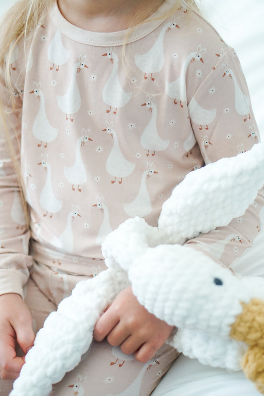 Silly Goose on the Loose 2-teiliges Bambus-Pyjama-Set