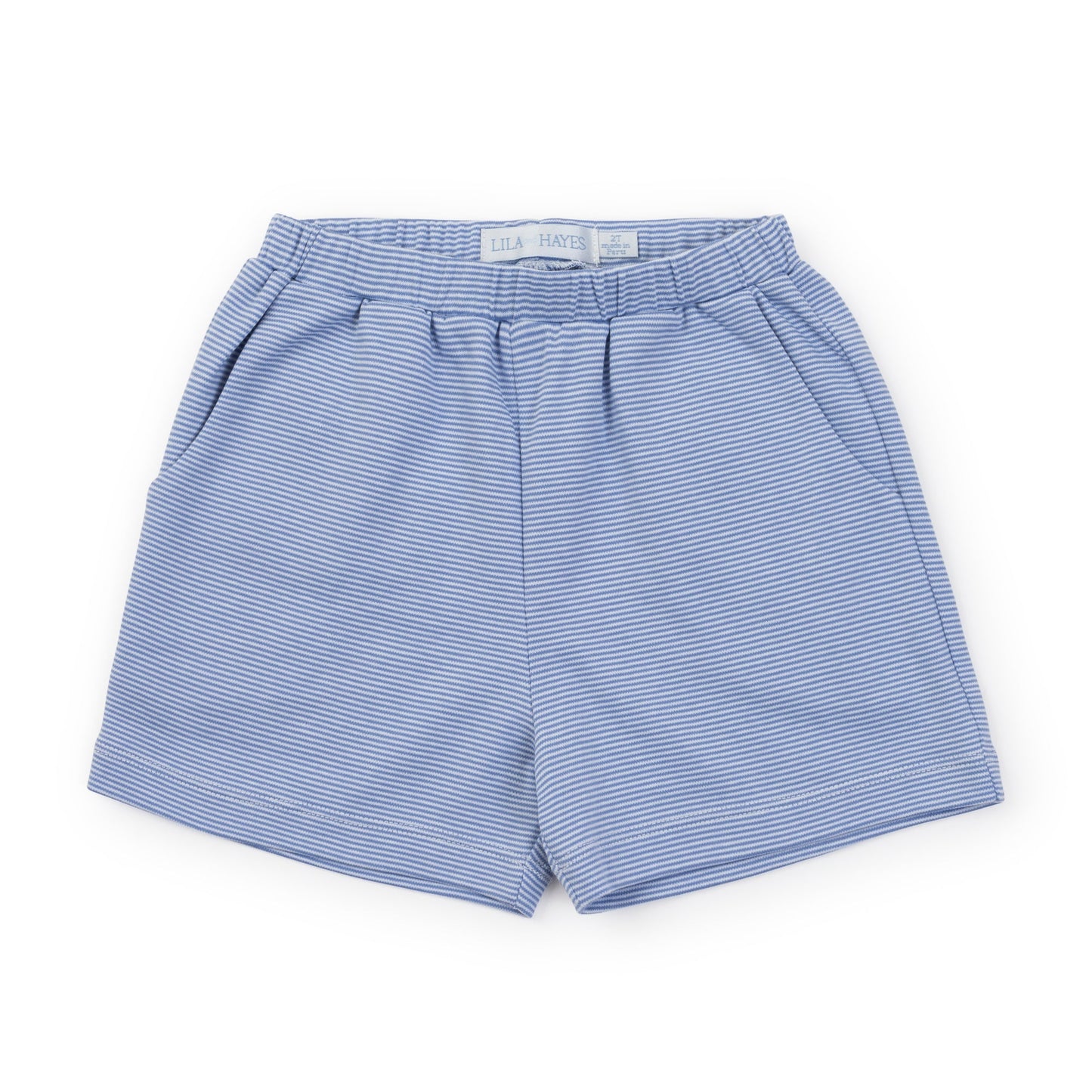 Sawyer Boys' Play Shorts - Blue Stripes