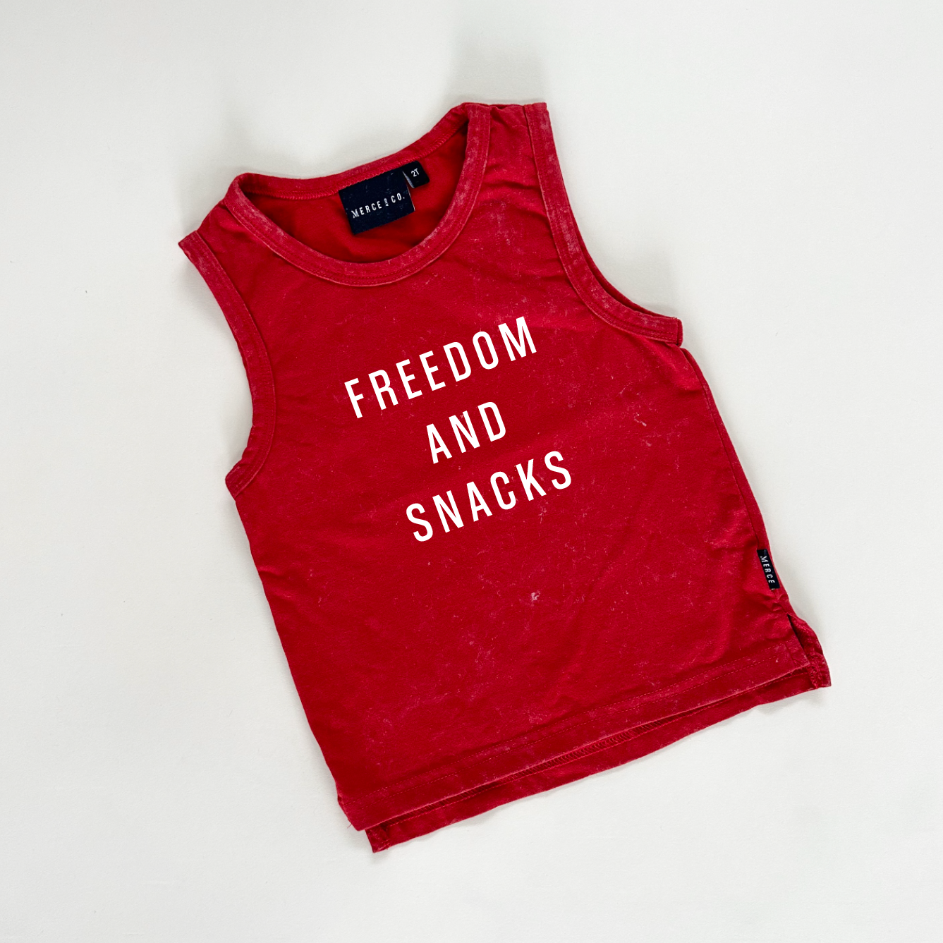 Freedom And Snacks Child Tank