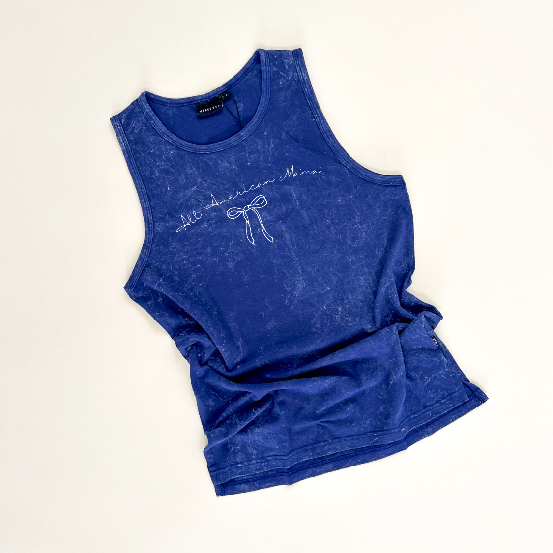 All American Mama Bow Adult Tank