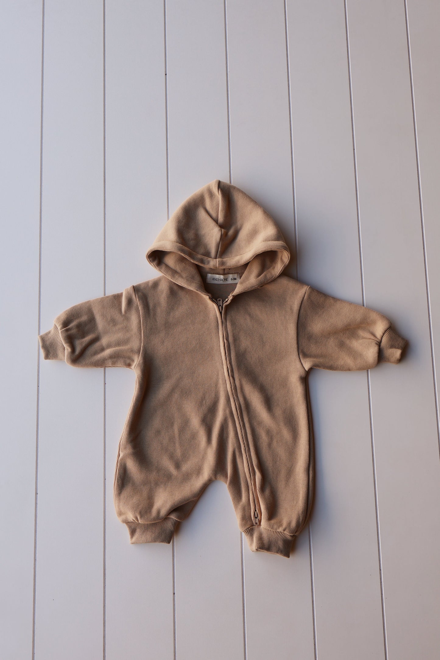 Zip Up Hooded Jumpsuit