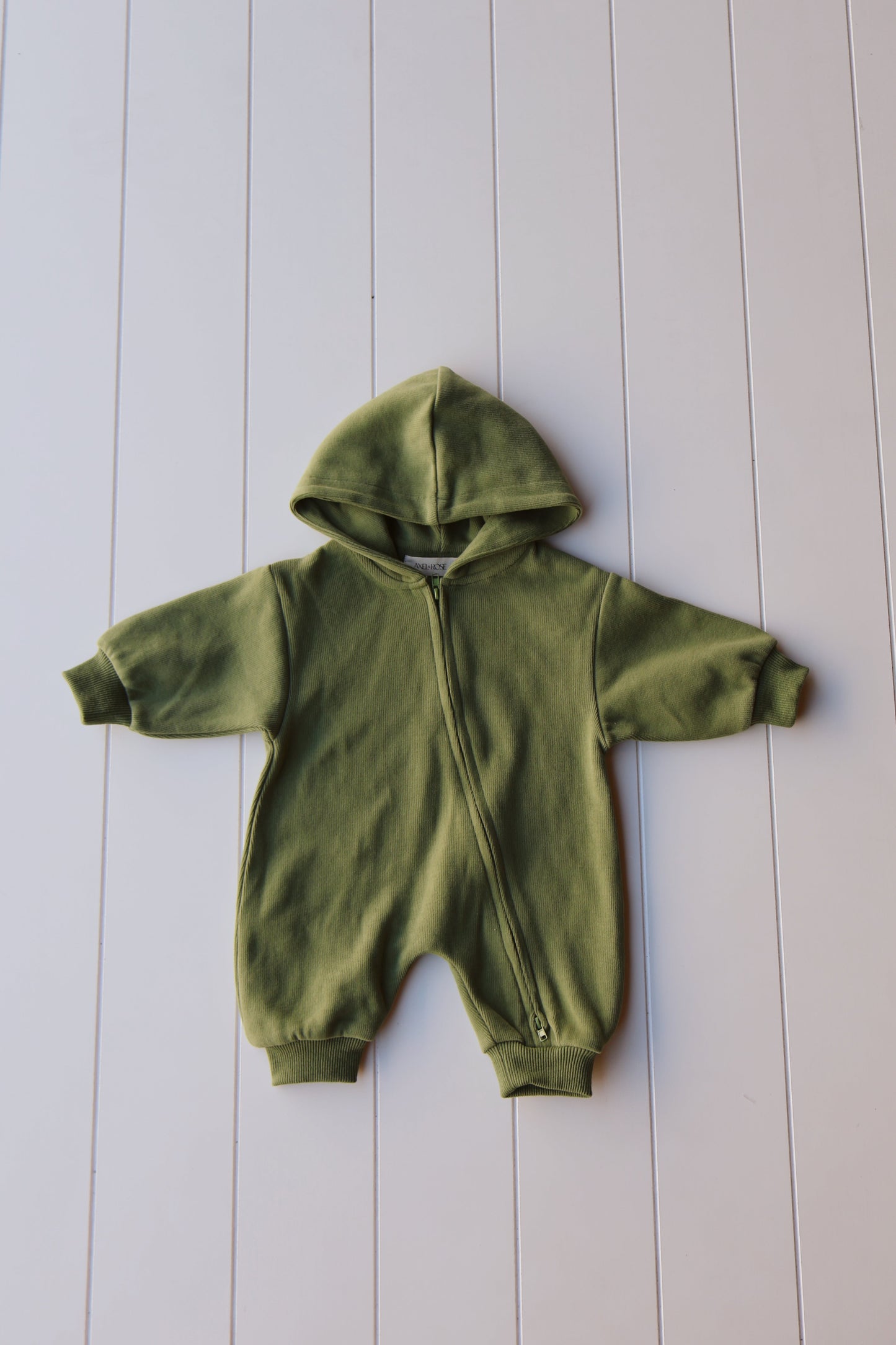 Zip Up Hooded Jumpsuit
