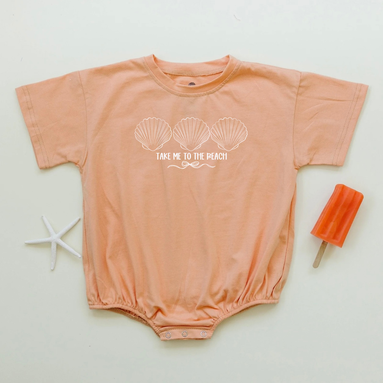 Take Me to The Beach Oversized Tee or T-Shirt Romper