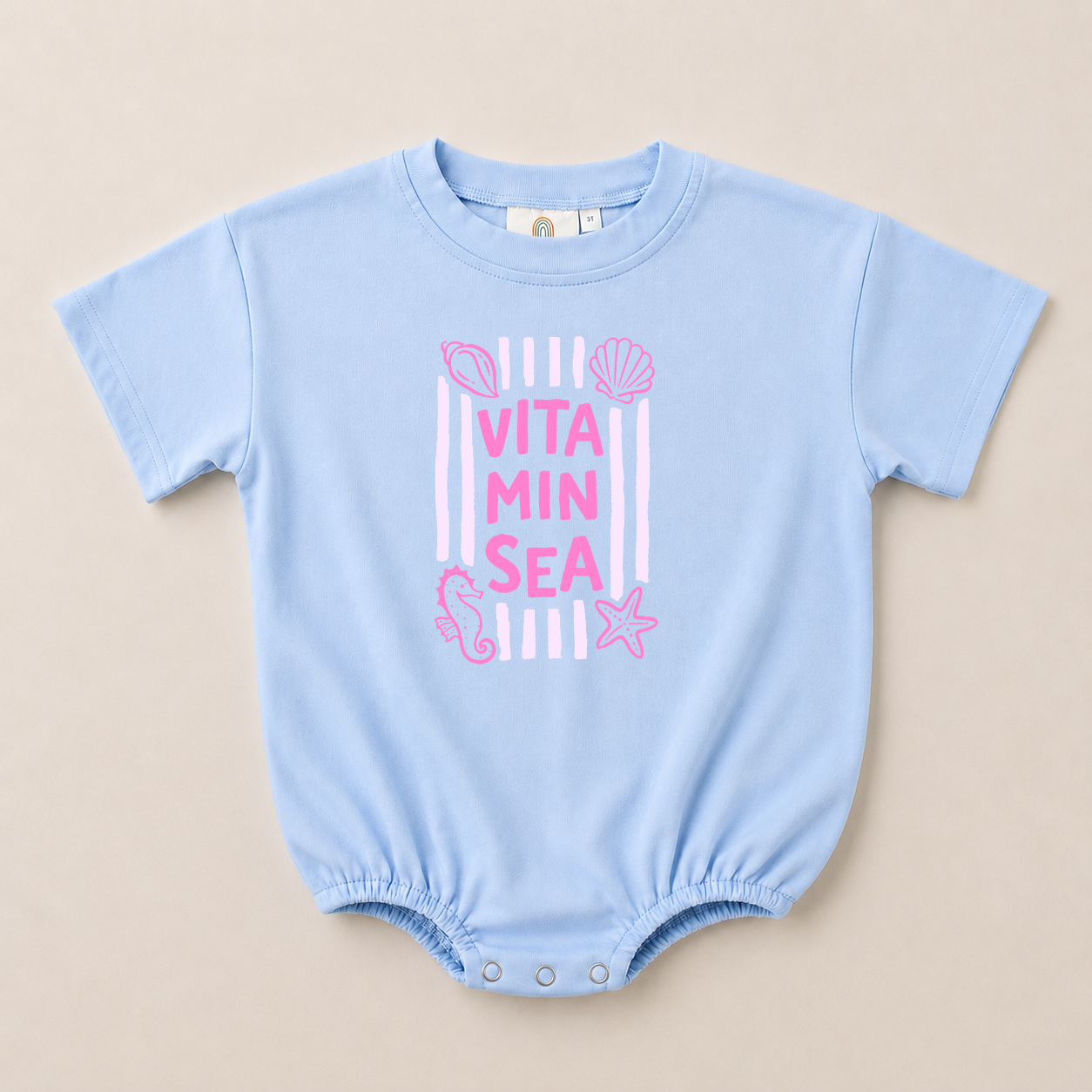 Vitamin Sea Tee or Bubble Romper