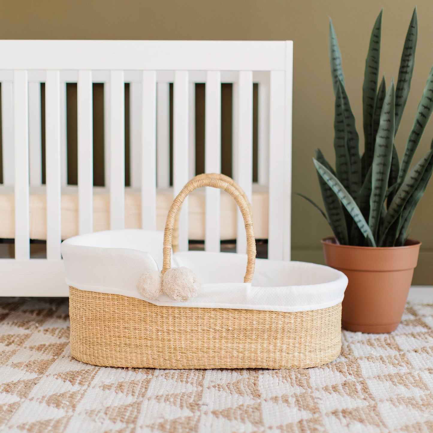 African Moses Basket<br>Vegan Handle