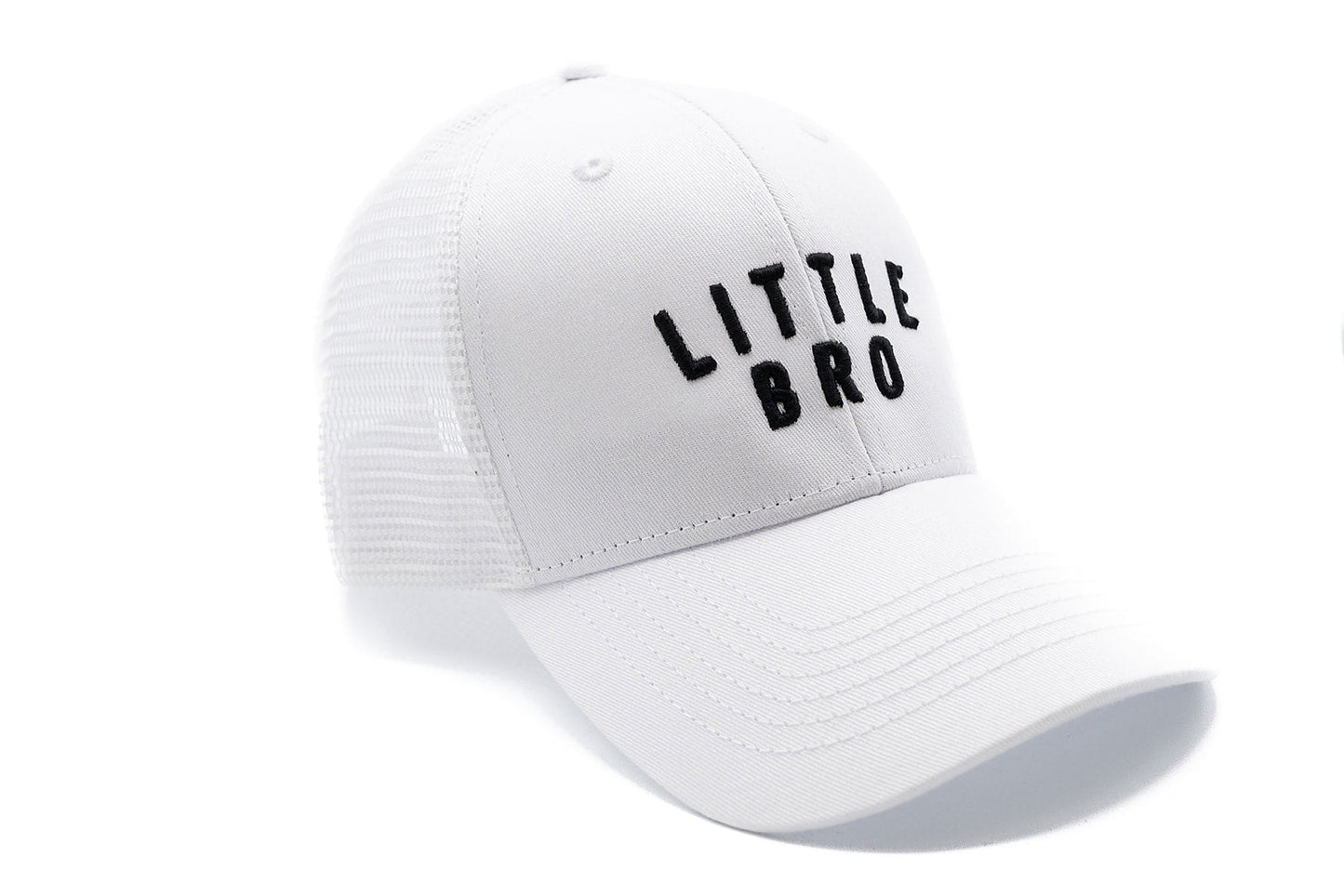 Little Bro Hat in White Snapback