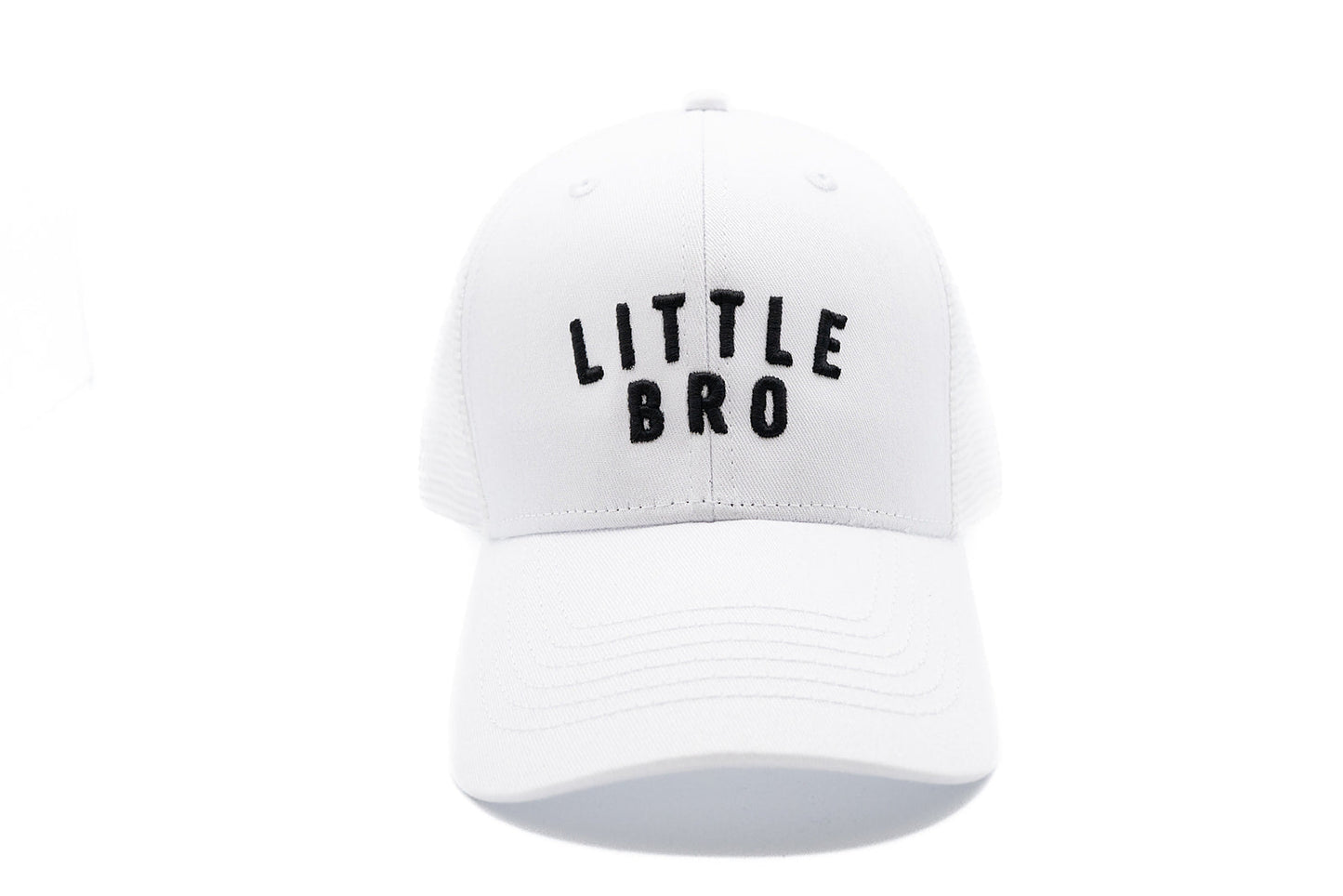 Little Bro Hat in White Snapback