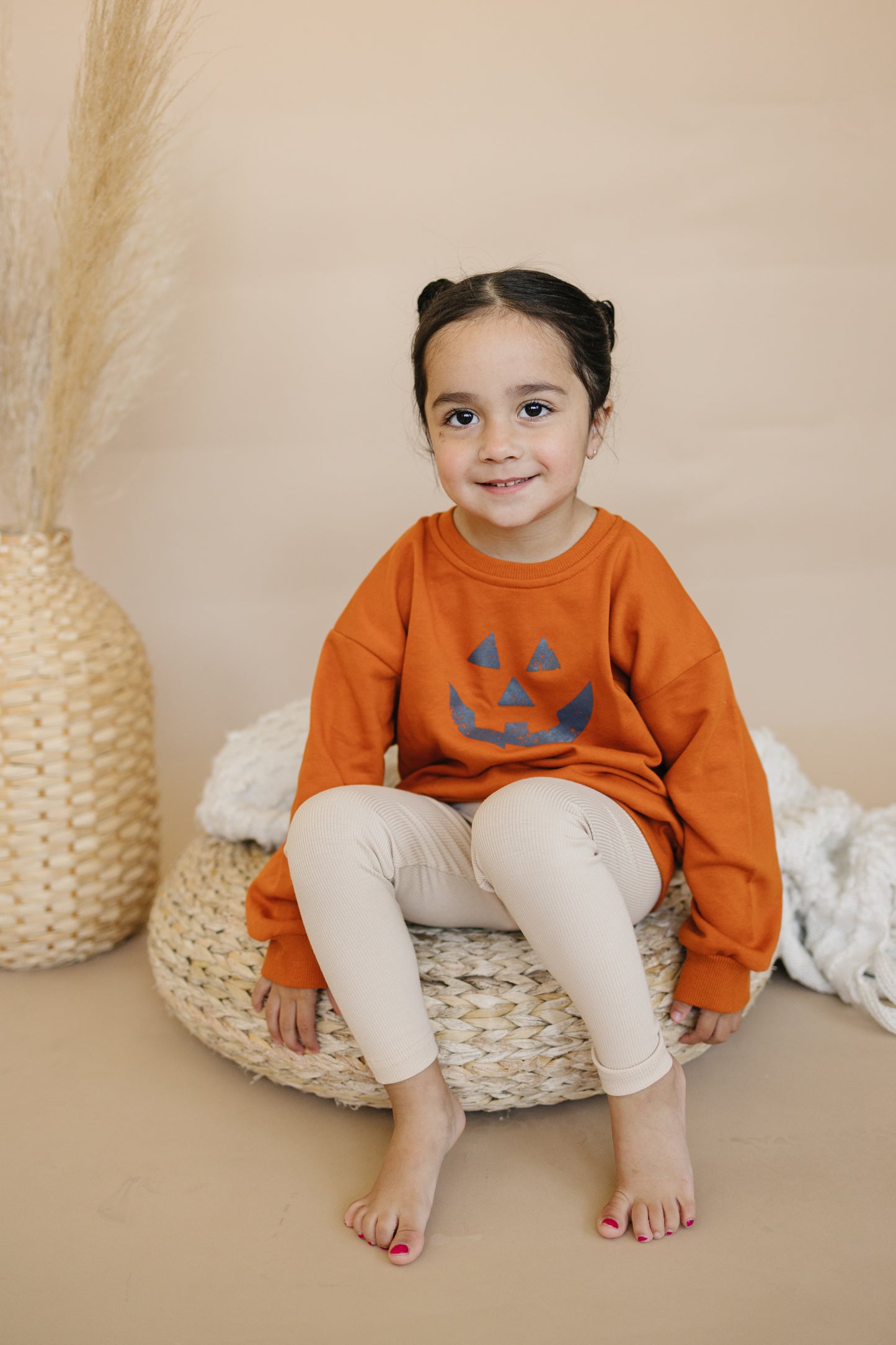 Sweatshirt mit Rundhalsausschnitt und Jack O'Lantern