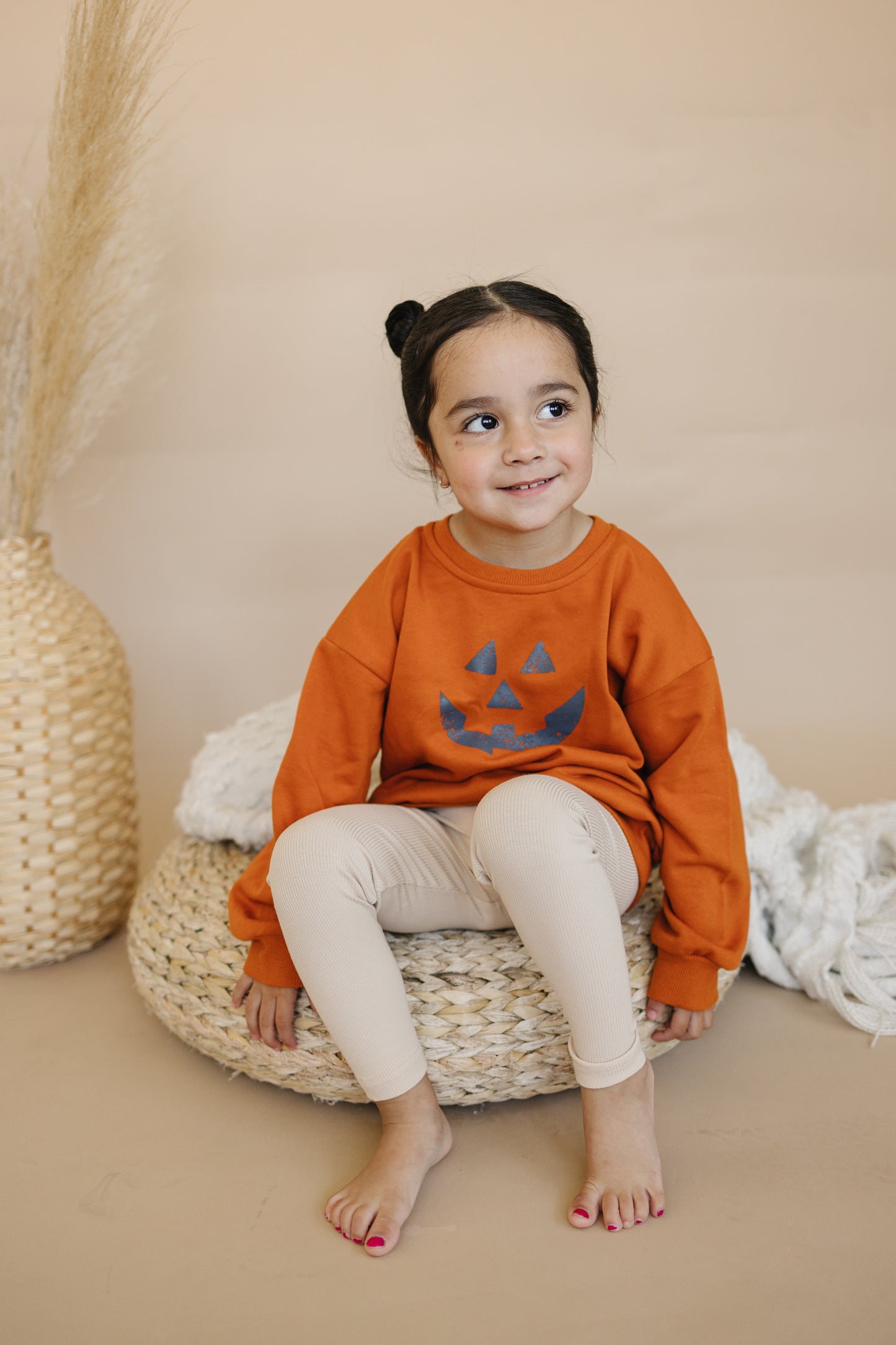 Sweatshirt mit Rundhalsausschnitt und Jack O'Lantern