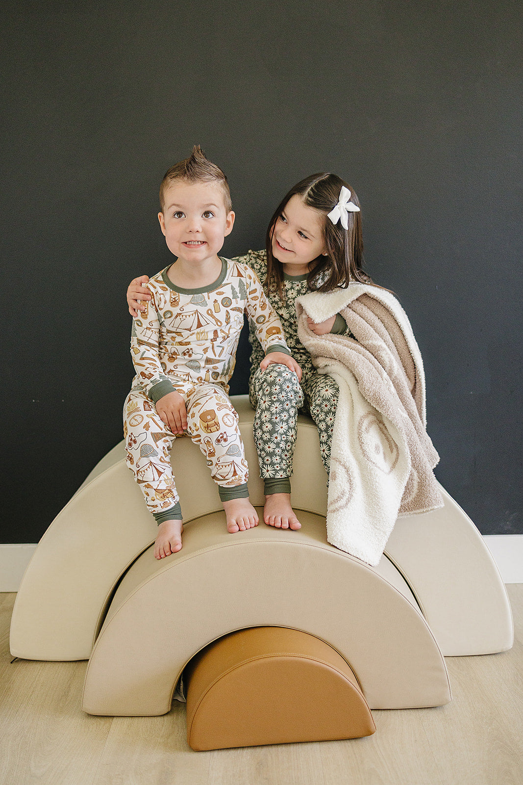 Camping Trip Ribbed Bamboo Cozy Set - Little Joy Co.