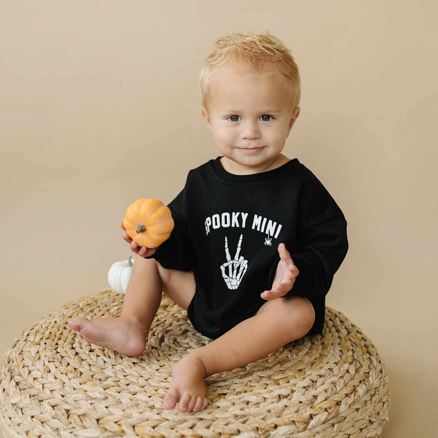 Sweatshirt-Strampler „Spooky Mini“