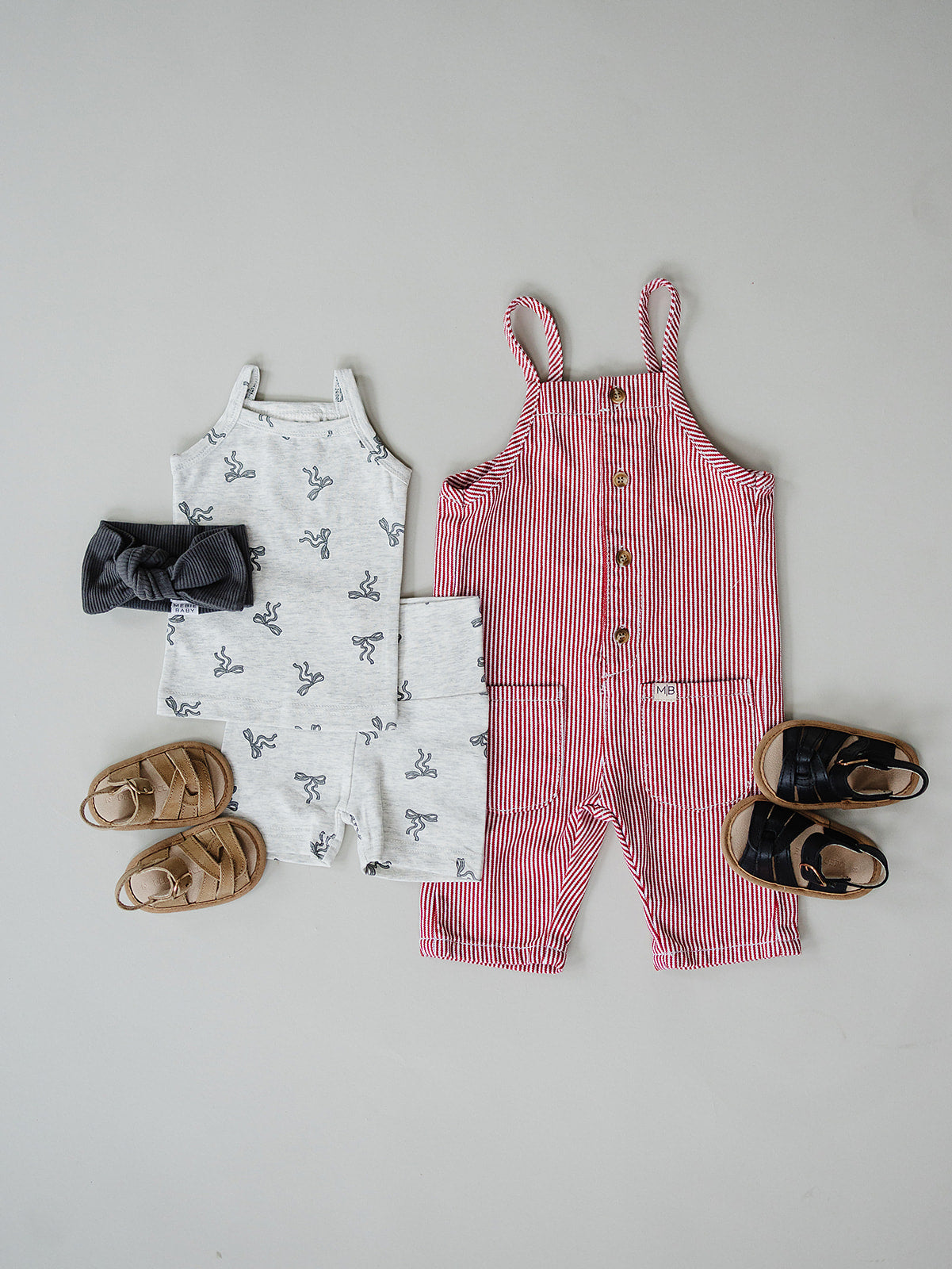 Bow Tank + Biker Short Set