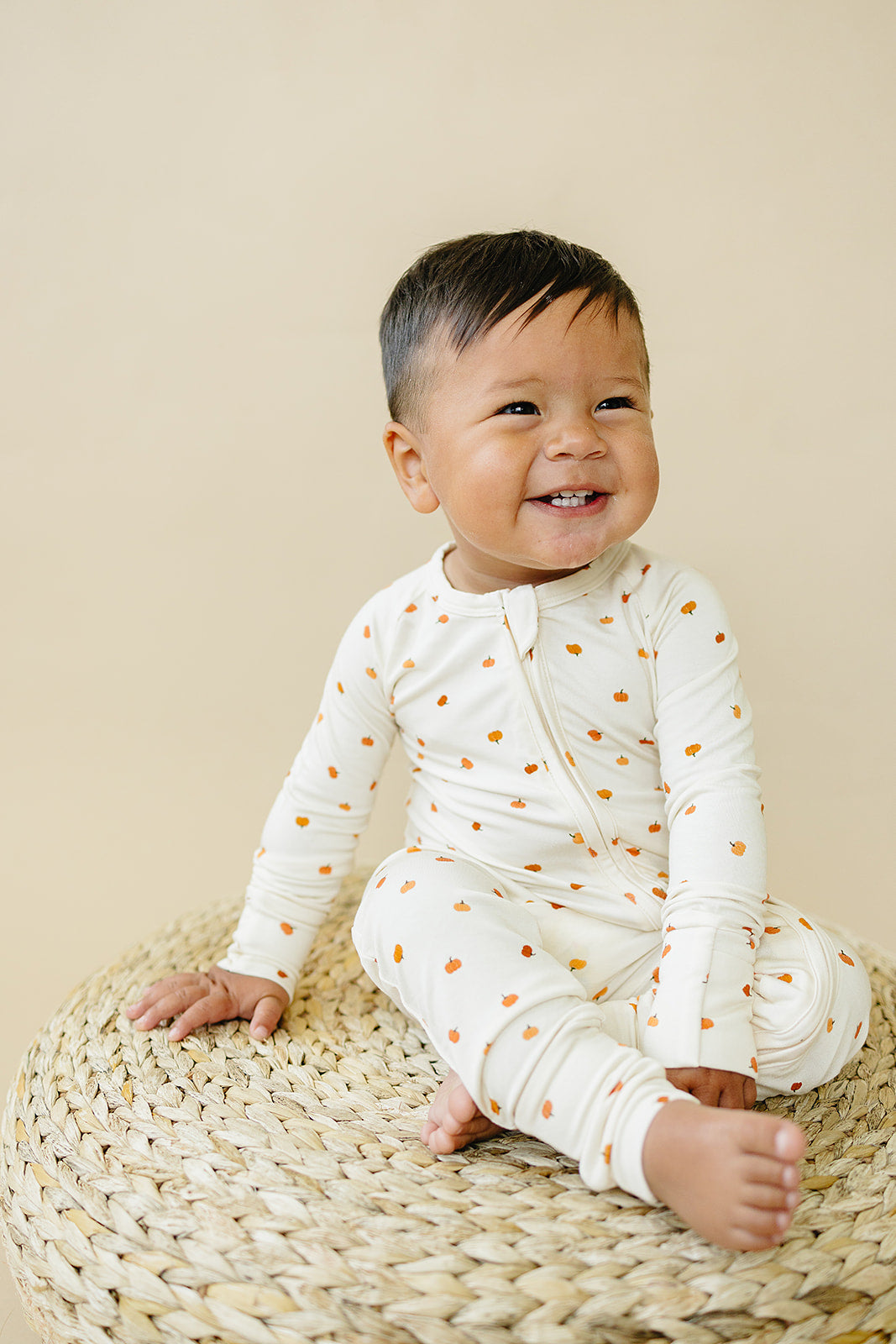 Little Pumpkin – Zippy-Strampler aus Bambus