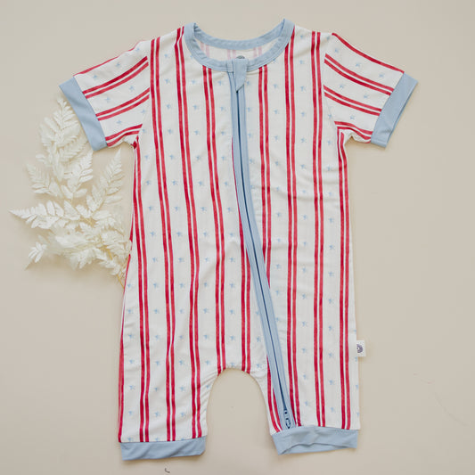 Stars & Stripes Bamboo Shorty Pajamas
