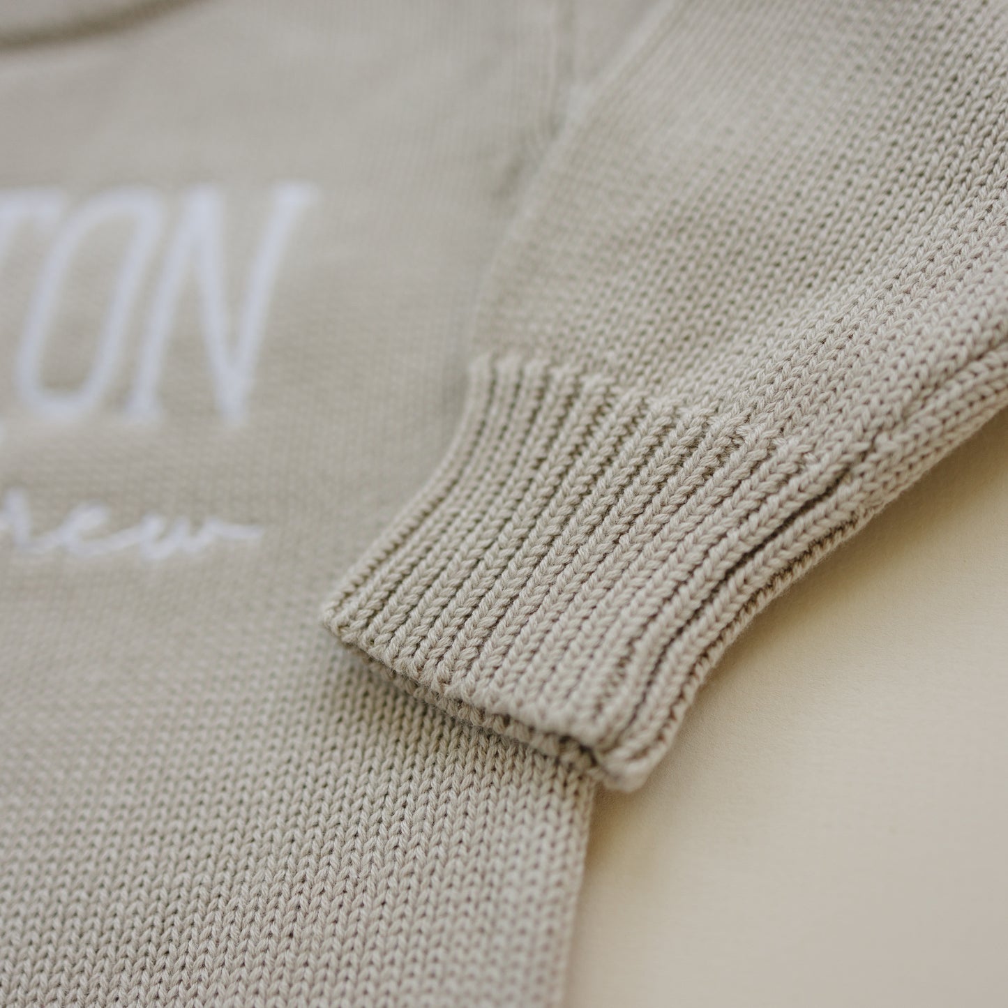 Custom Embroidered Knit Sweater Romper