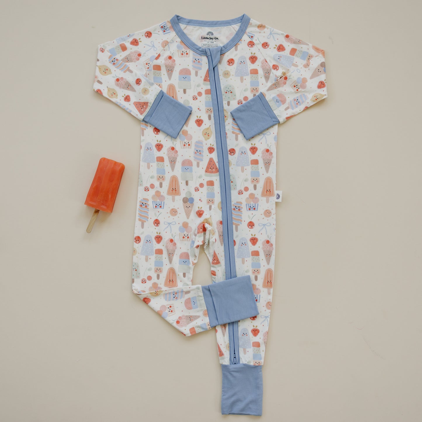 Sweet Summertime Bamboo Zippy Romper