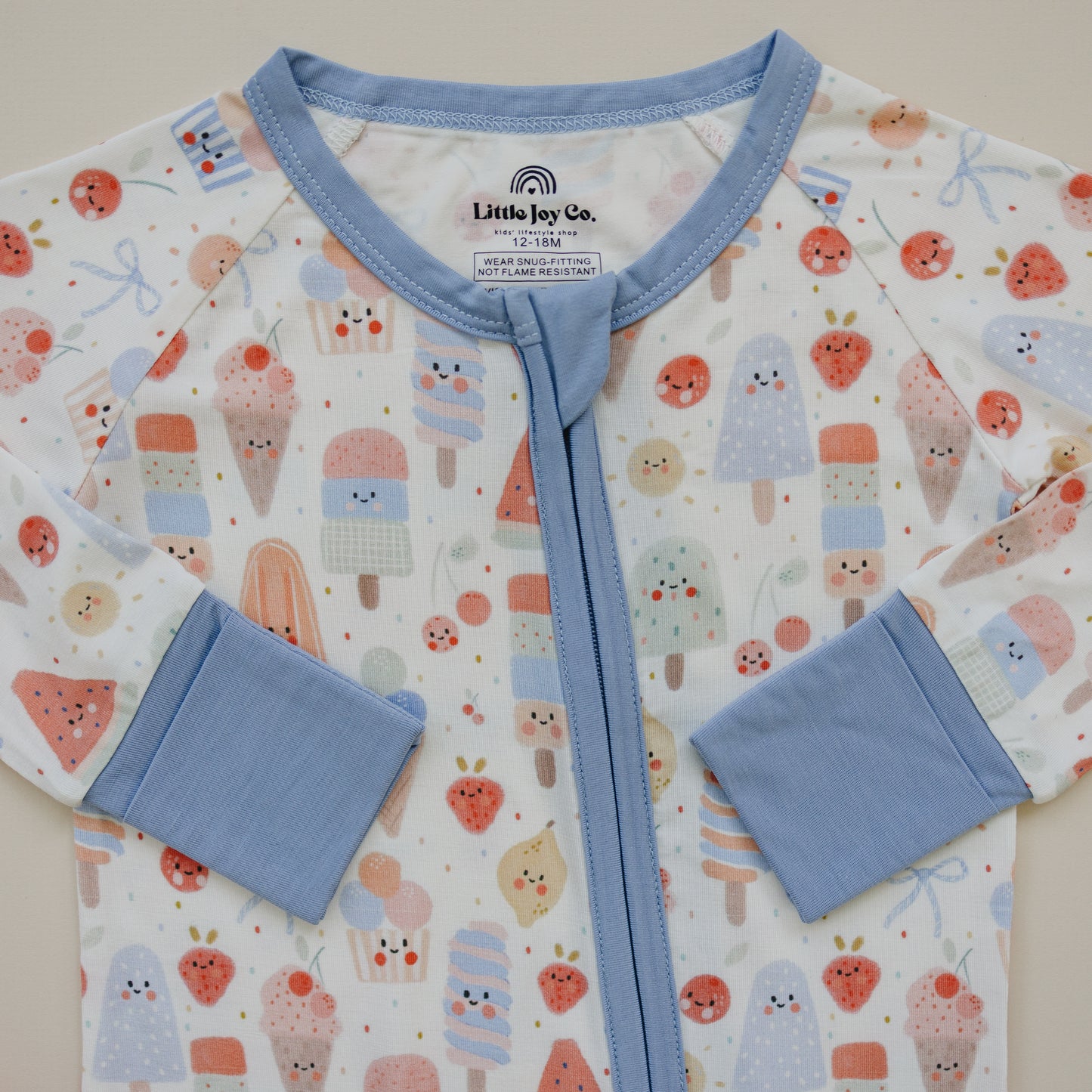 Sweet Summertime Bamboo Zippy Romper