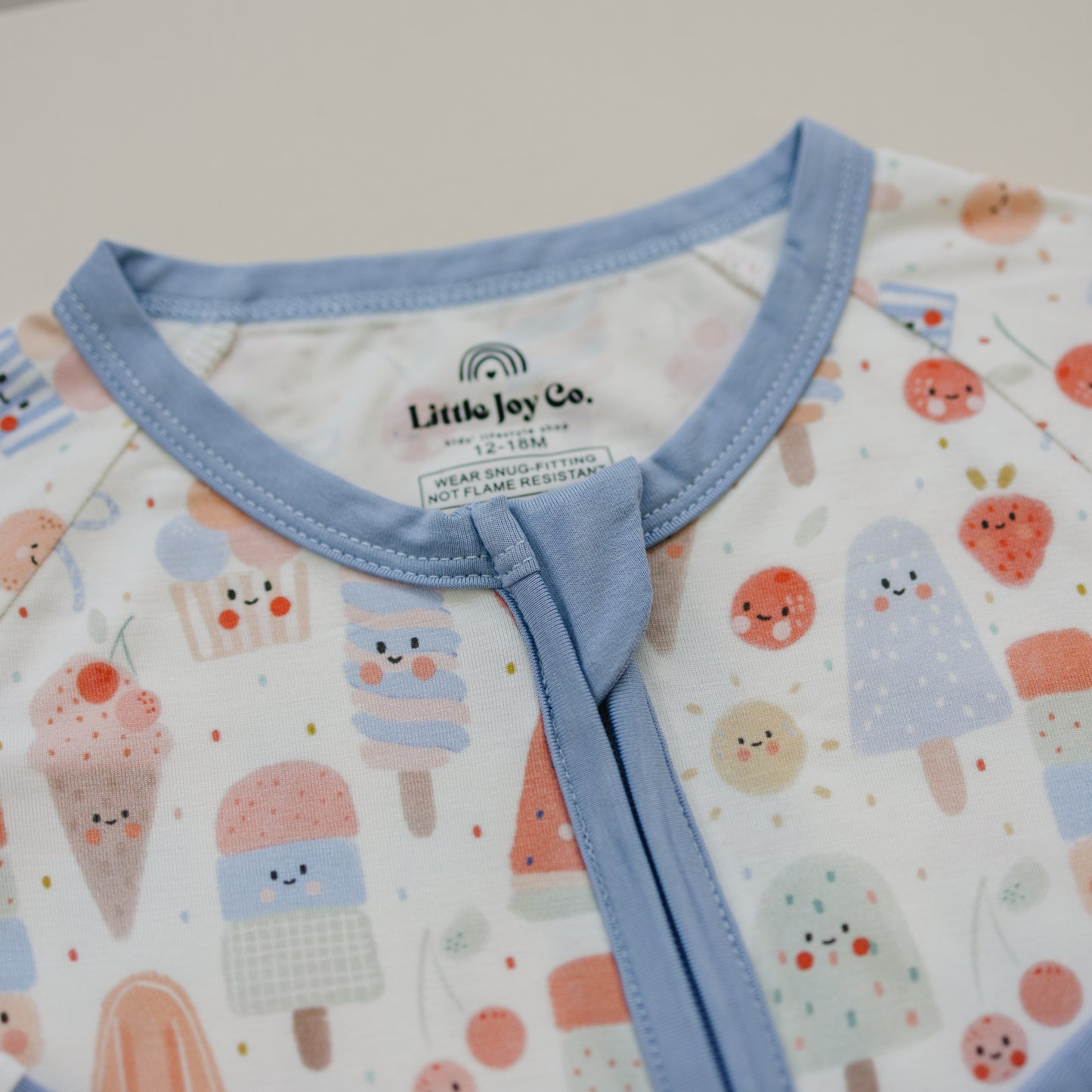 Sweet Summertime Bamboo Zippy Romper