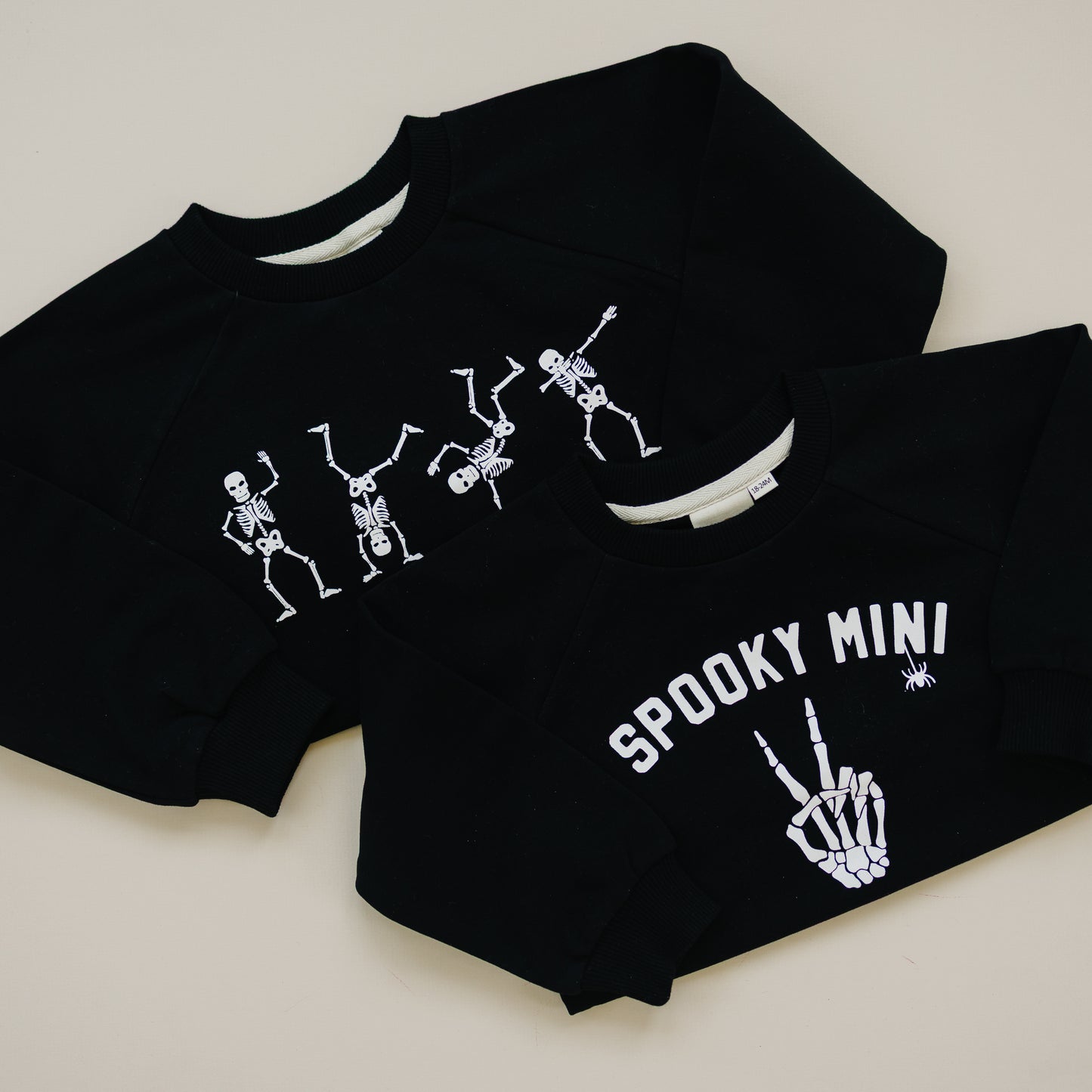 Spooky Mini Organic Cotton Crewneck Sweatshirt