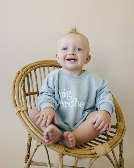 Sweatshirt-Strampler „Big Brother“