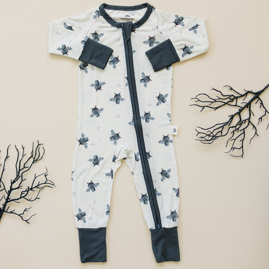 Batty for Bedtime – Zippy-Strampler aus Bambus