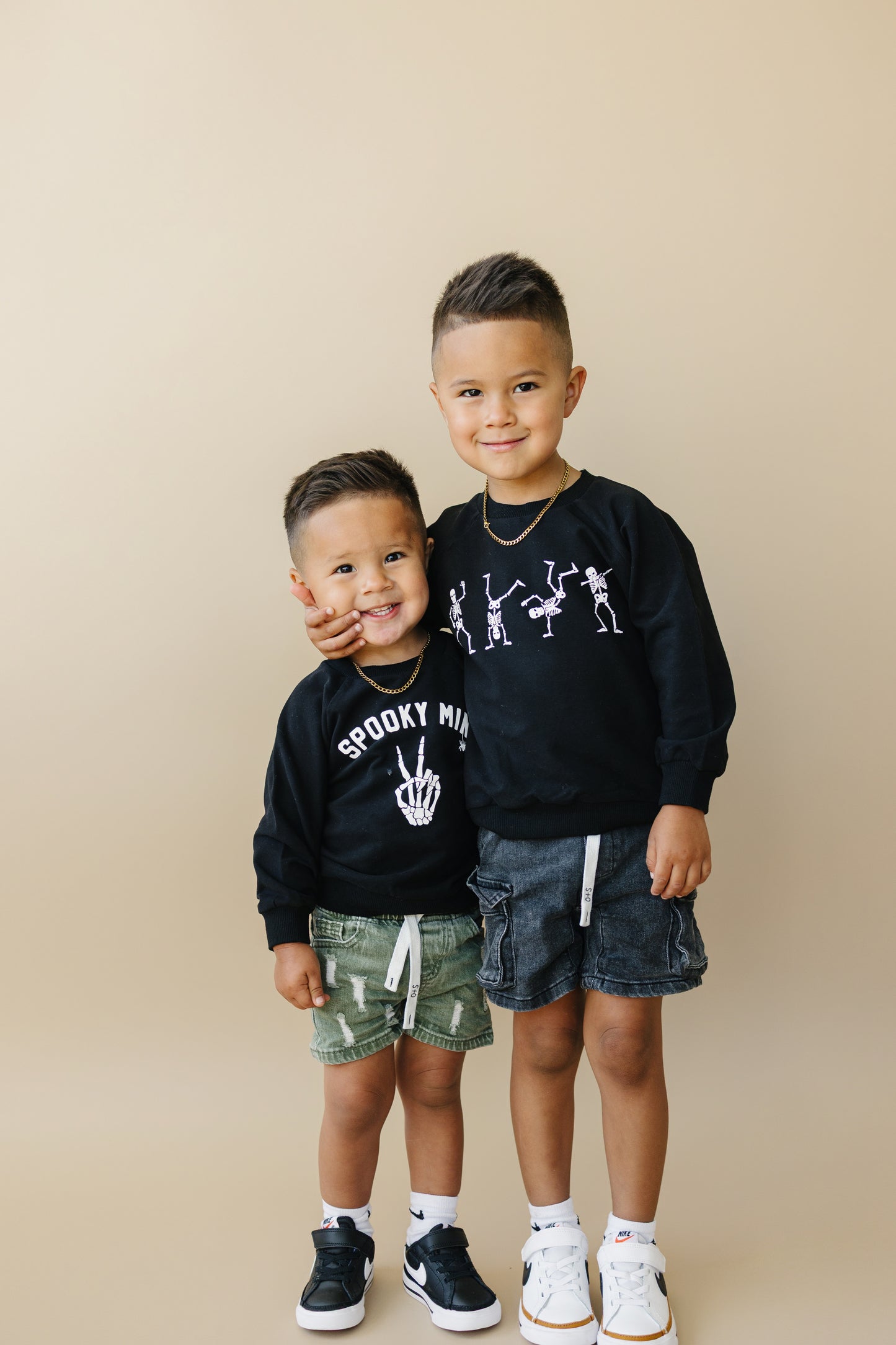 Spooky Mini Organic Cotton Crewneck Sweatshirt