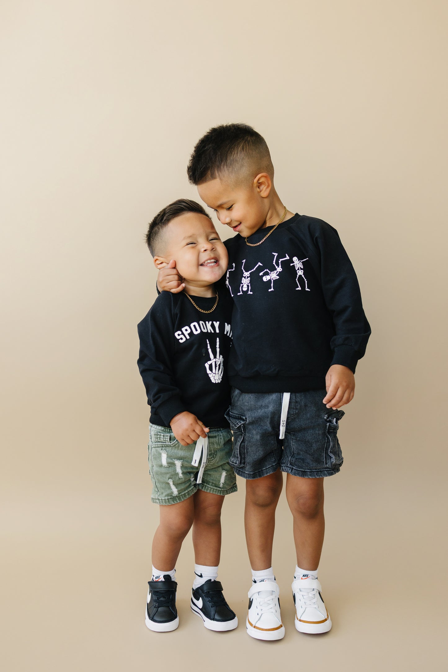 Spooky Mini Organic Cotton Crewneck Sweatshirt