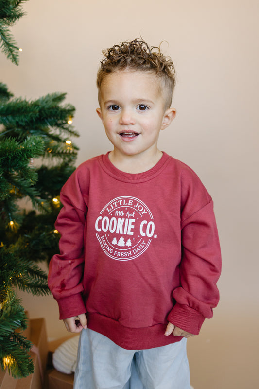Little Joy Cookie Co. – Weihnachts-Sweatshirt mit Rundhalsausschnitt