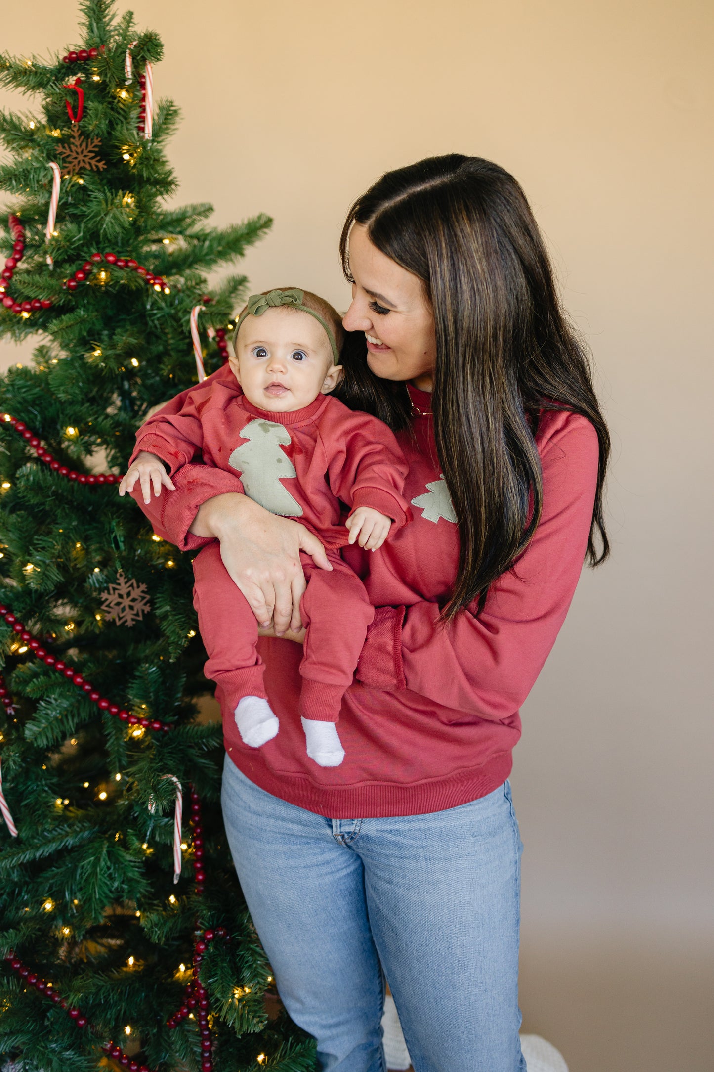 Christmas Tree Patch Sweatshirt