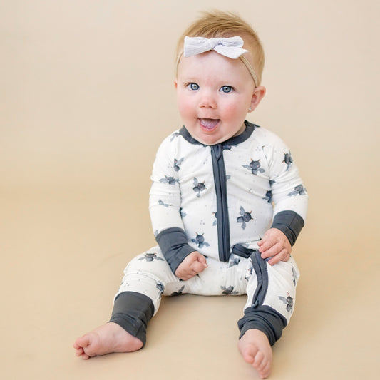 Batty for Bedtime – Zippy-Strampler aus Bambus