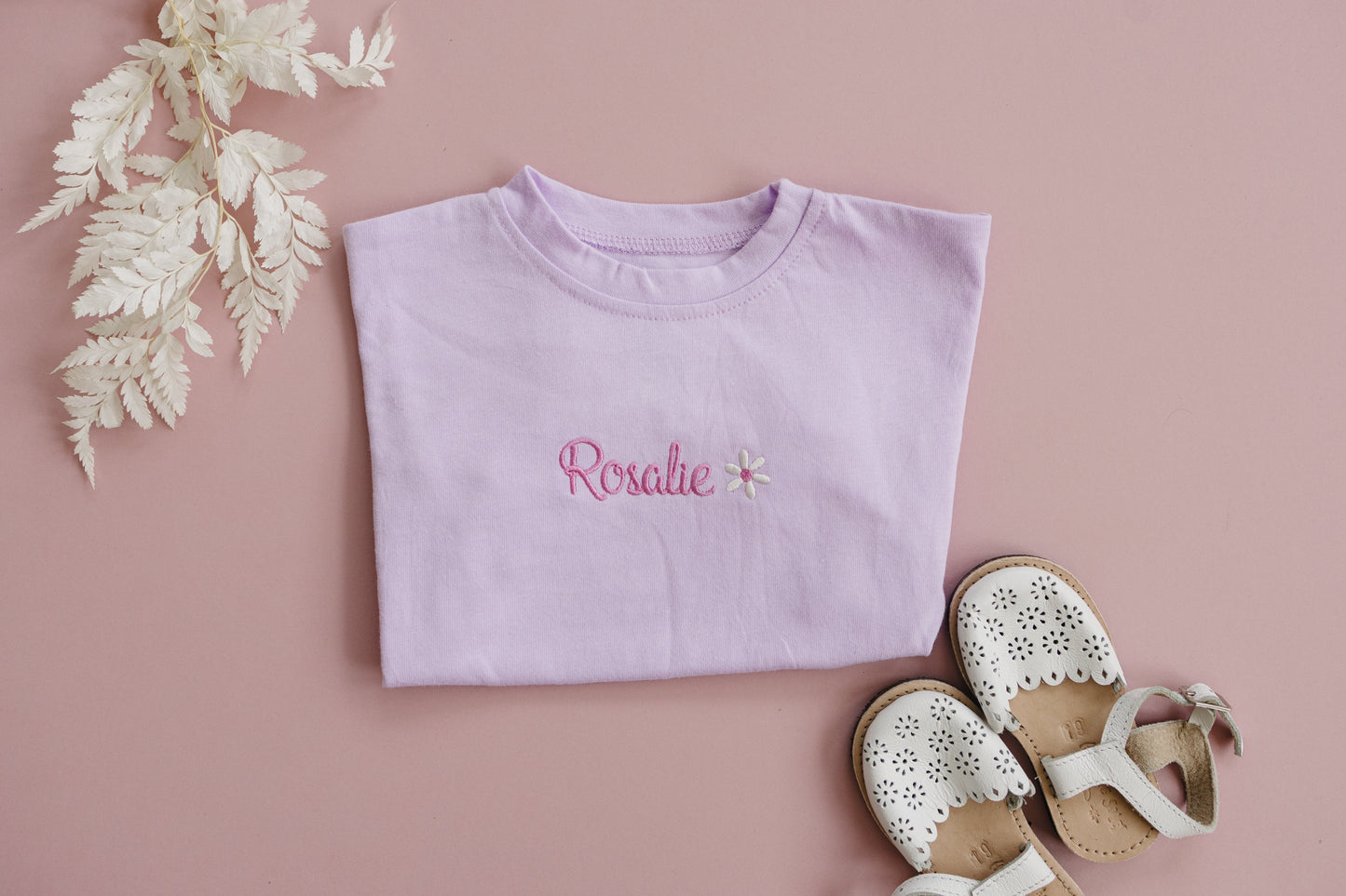 Custom Embroidered T-Shirt Romper - more colors