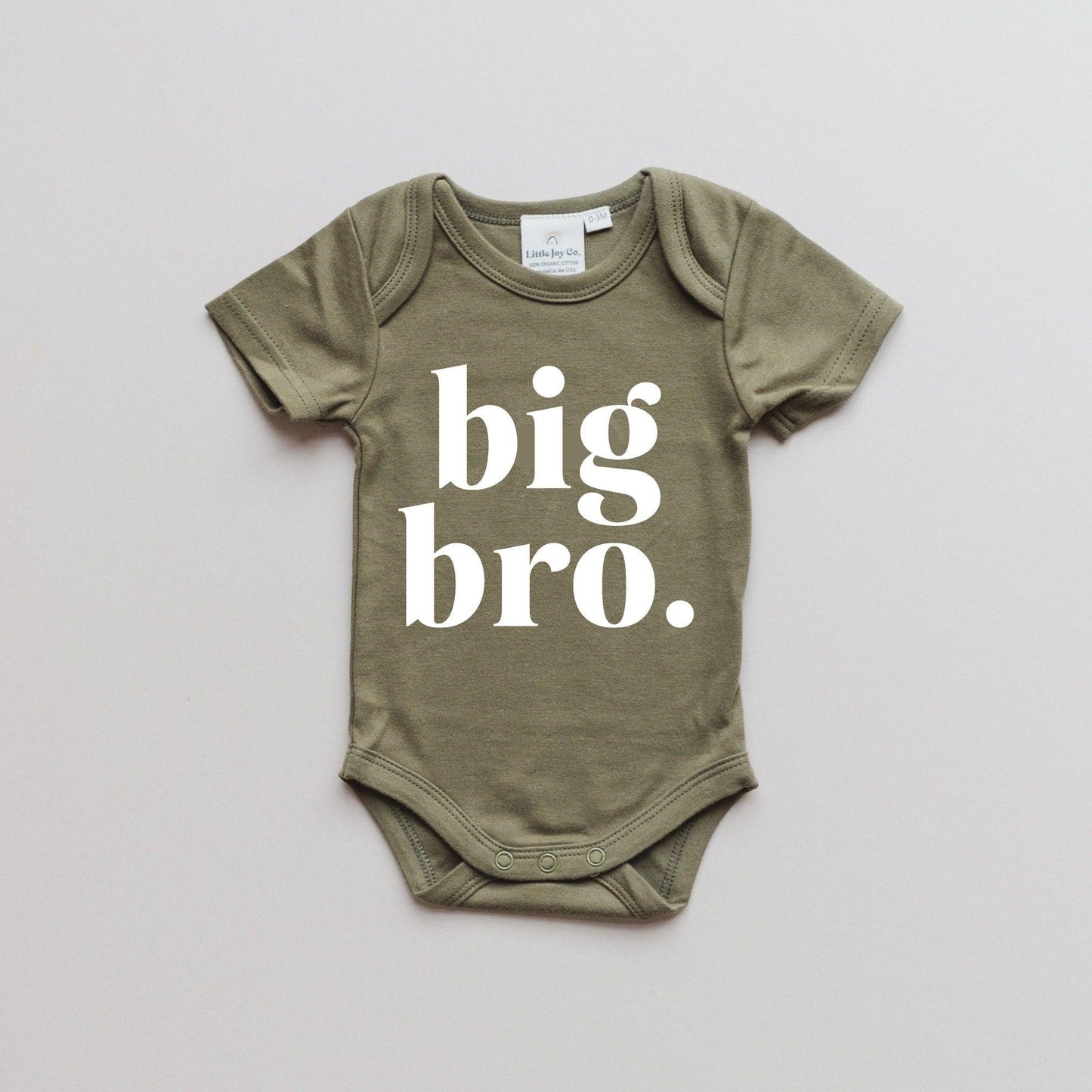 Big Bro Organic Cotton Bodysuit - more colors - Little Joy Co.