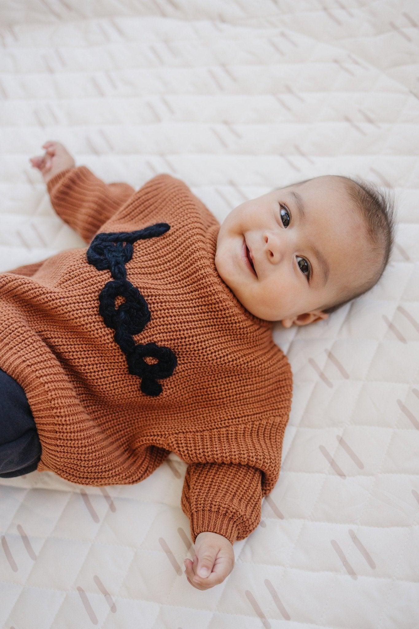 BOO Hand Embroidered Sweater - Little Joy Co.